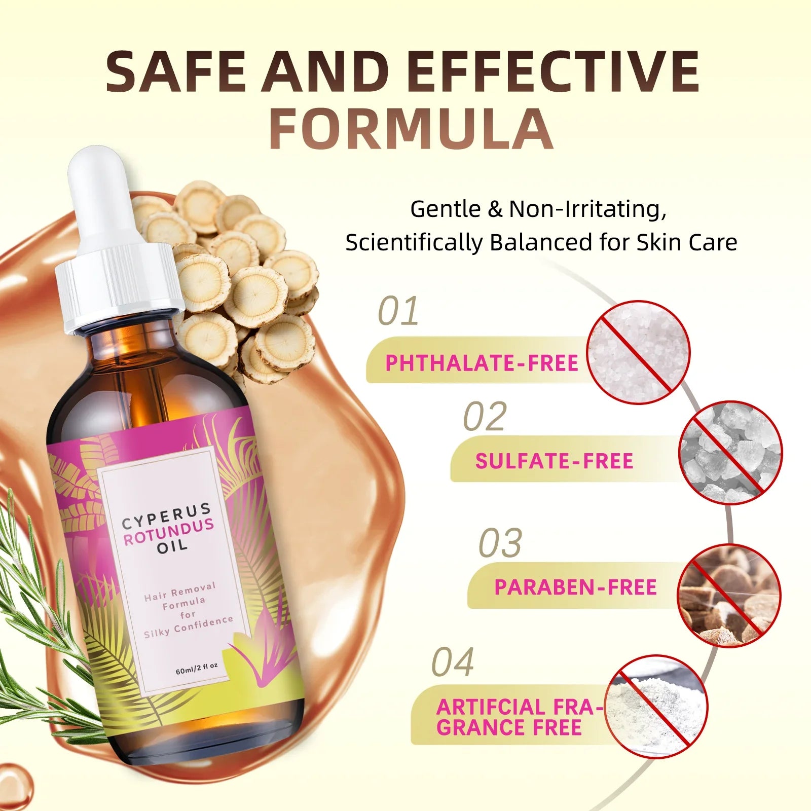 Smooth Skin Hair Reducer Oil